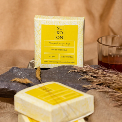 Sukoon Luxury Handmade Honey Oats Milk Soap