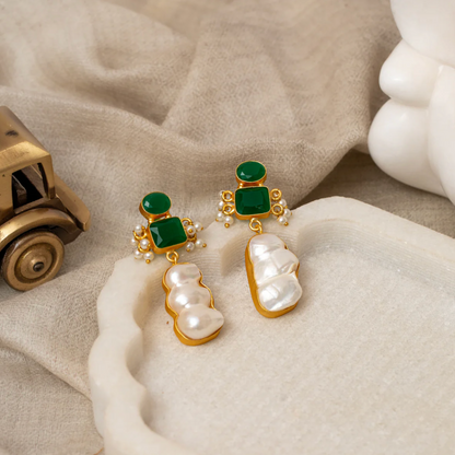 Zuha Gold Plated Earrings