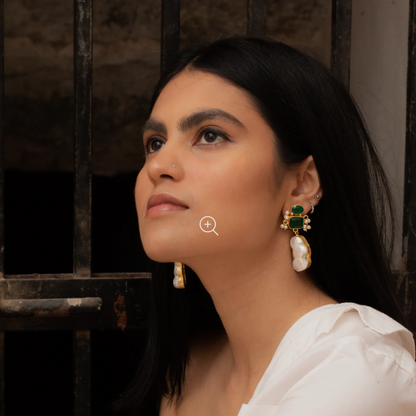 Zuha Gold Plated Earrings