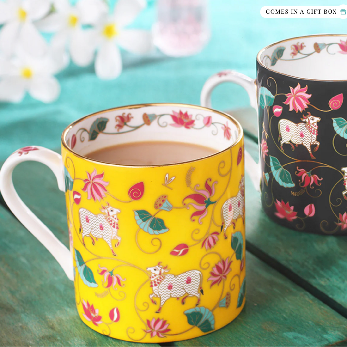 Kainaat Anandi Ochre Mug (Two Mugs)