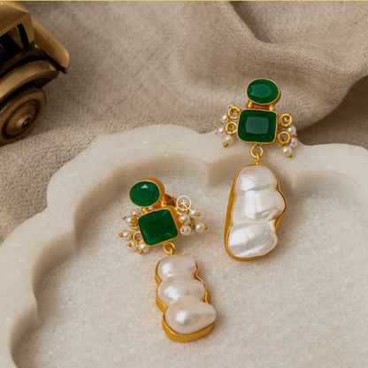 Zuha Gold Plated Earrings