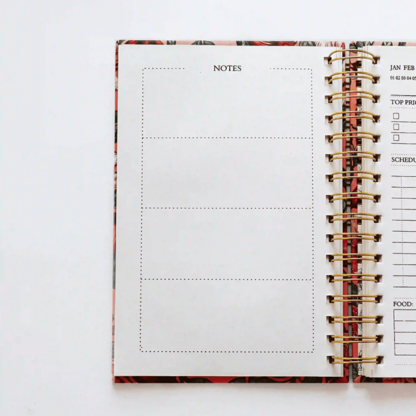 Roohani Rang  Abstract Blue Daily Planner