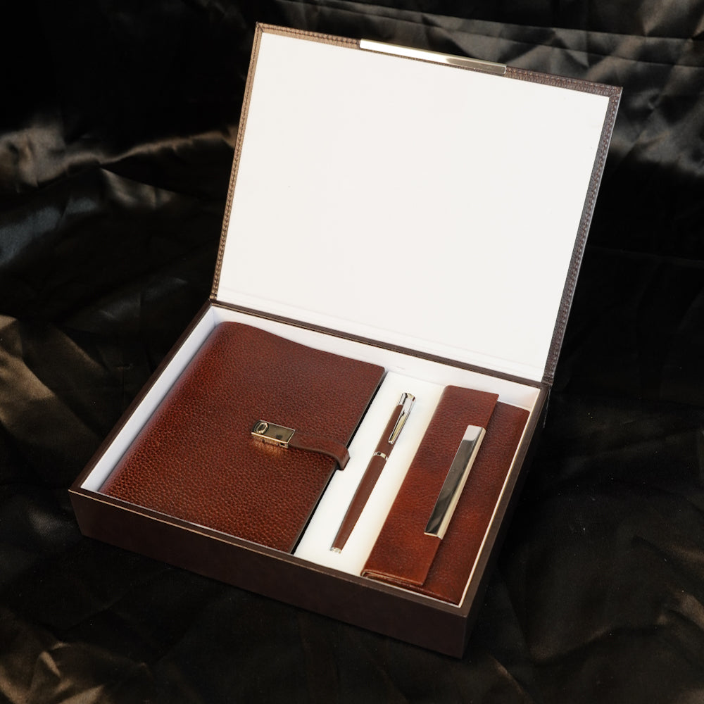 Executive Leather Gift Set