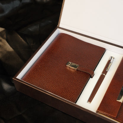 Executive Leather Gift Set