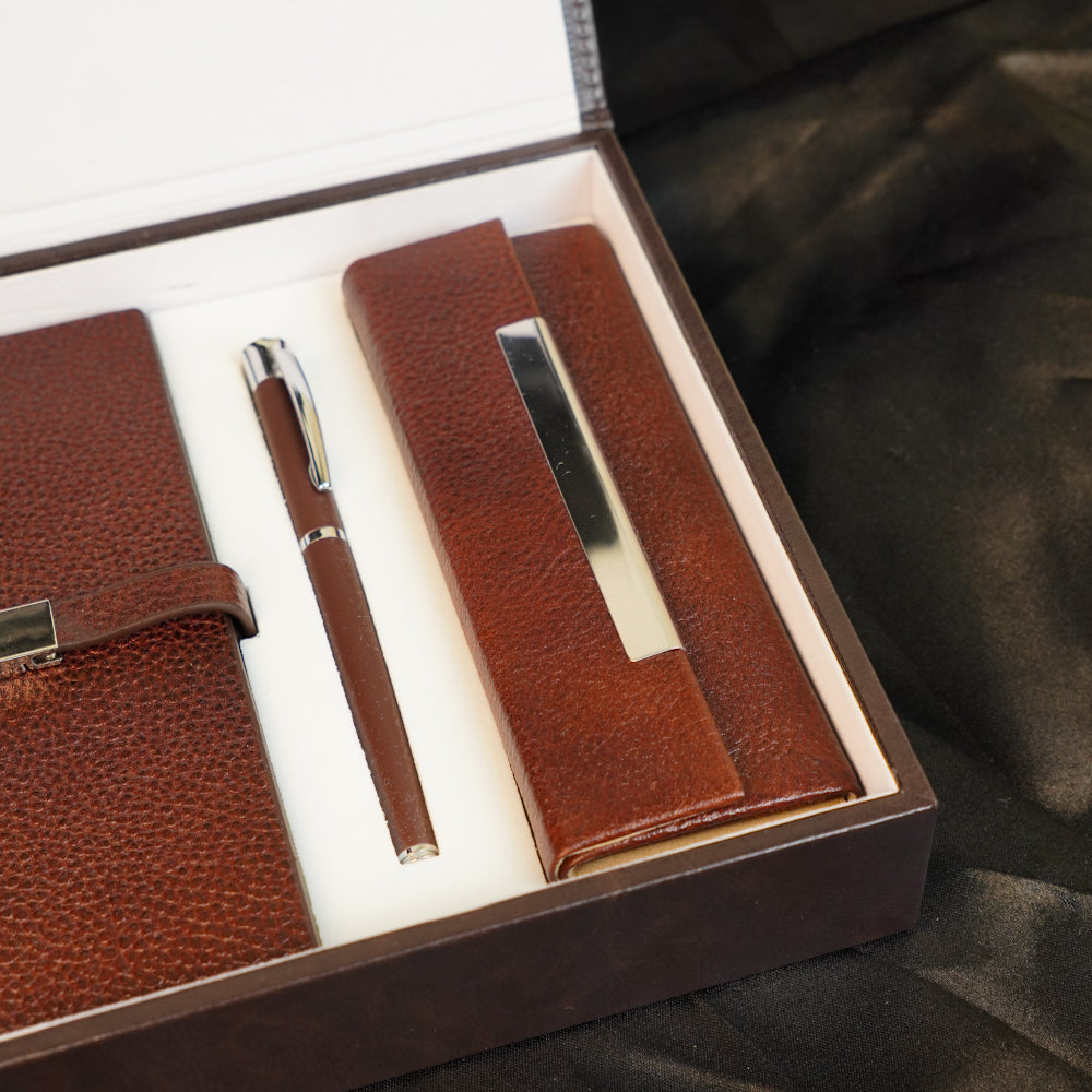 Executive Leather Gift Set