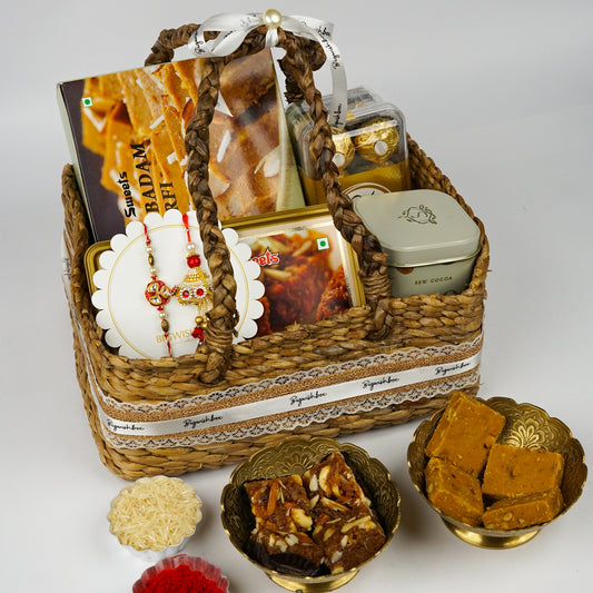 Bhai-Bhabhi Rakhi Luxe Basket