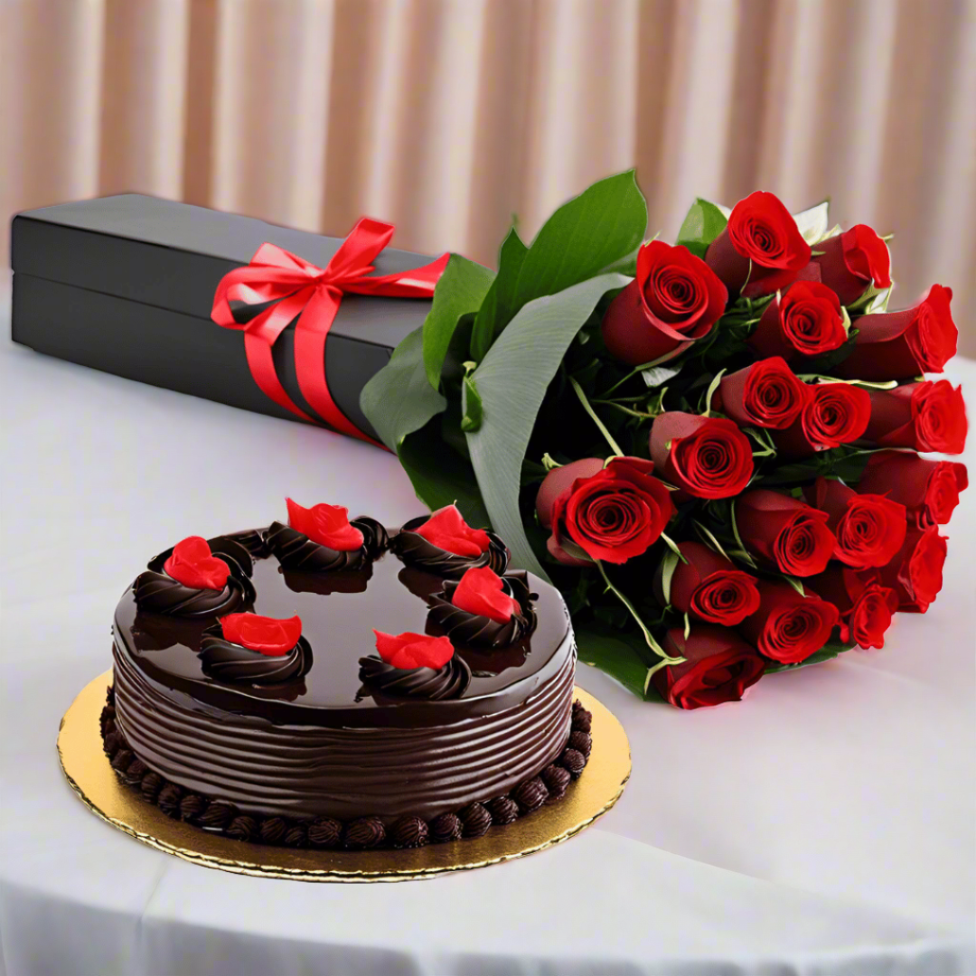 Romantic Roses and Tempting Truffle Delight