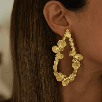 Eurumme Gold Dewdrop Earrings