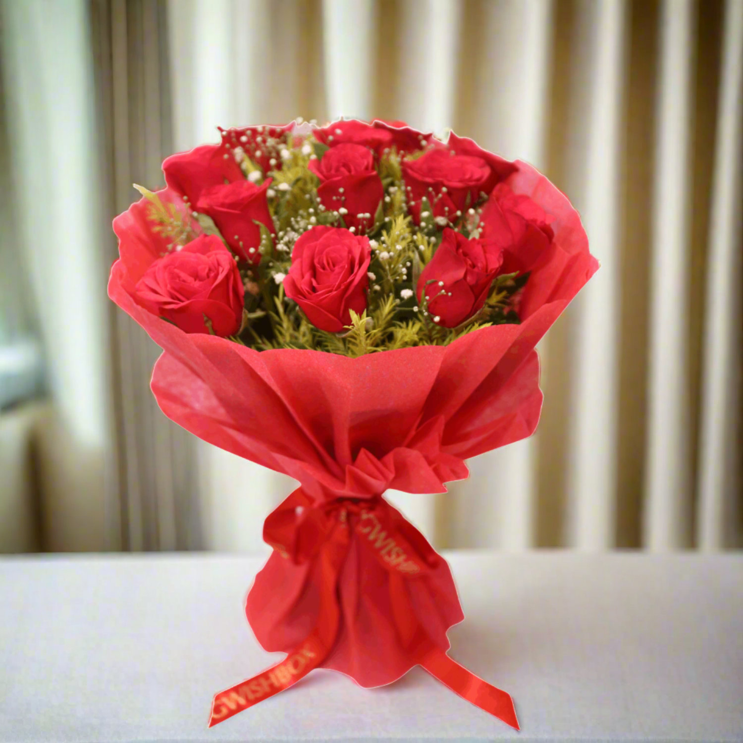 10 Red Roses Bouquet – bigwishbox